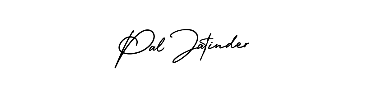 How to Draw Pal Jatinder signature style? AmerikaSignatureDemo-Regular is a latest design signature styles for name Pal Jatinder. Pal Jatinder signature style 3 images and pictures png