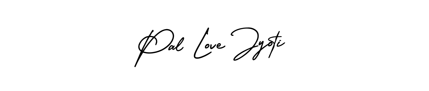 Pal Love Jyoti stylish signature style. Best Handwritten Sign (AmerikaSignatureDemo-Regular) for my name. Handwritten Signature Collection Ideas for my name Pal Love Jyoti. Pal Love Jyoti signature style 3 images and pictures png