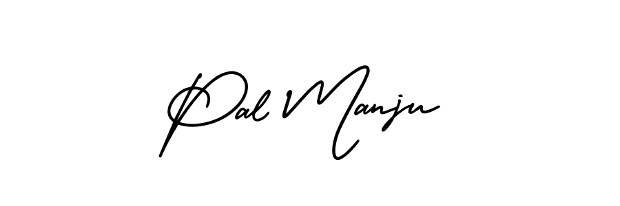 Use a signature maker to create a handwritten signature online. With this signature software, you can design (AmerikaSignatureDemo-Regular) your own signature for name Pal Manju. Pal Manju signature style 3 images and pictures png