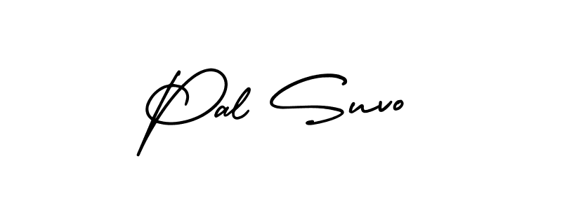 Use a signature maker to create a handwritten signature online. With this signature software, you can design (AmerikaSignatureDemo-Regular) your own signature for name Pal Suvo. Pal Suvo signature style 3 images and pictures png