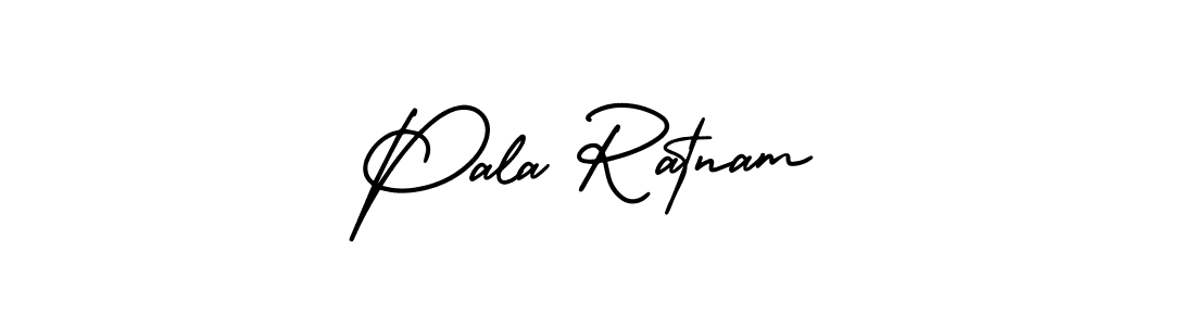 How to make Pala Ratnam signature? AmerikaSignatureDemo-Regular is a professional autograph style. Create handwritten signature for Pala Ratnam name. Pala Ratnam signature style 3 images and pictures png