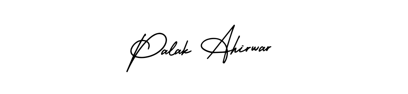 It looks lik you need a new signature style for name Palak Ahirwar. Design unique handwritten (AmerikaSignatureDemo-Regular) signature with our free signature maker in just a few clicks. Palak Ahirwar signature style 3 images and pictures png