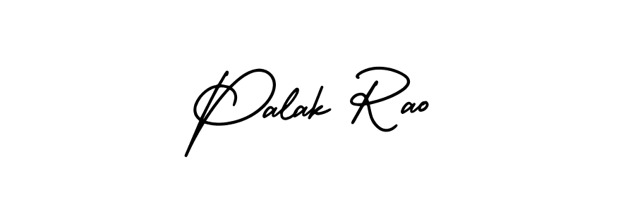 Create a beautiful signature design for name Palak Rao. With this signature (AmerikaSignatureDemo-Regular) fonts, you can make a handwritten signature for free. Palak Rao signature style 3 images and pictures png