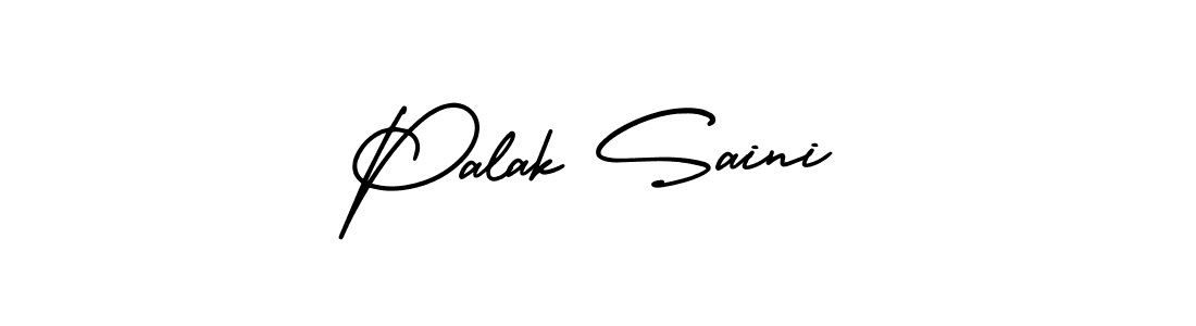 Create a beautiful signature design for name Palak Saini. With this signature (AmerikaSignatureDemo-Regular) fonts, you can make a handwritten signature for free. Palak Saini signature style 3 images and pictures png