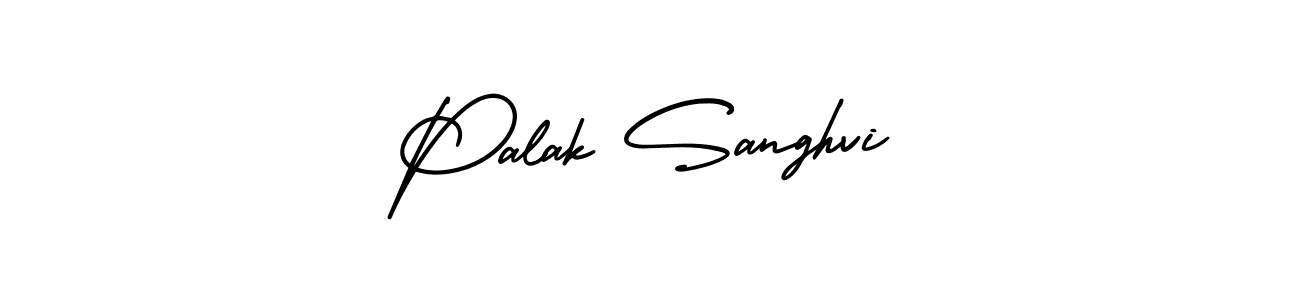 Design your own signature with our free online signature maker. With this signature software, you can create a handwritten (AmerikaSignatureDemo-Regular) signature for name Palak Sanghvi. Palak Sanghvi signature style 3 images and pictures png