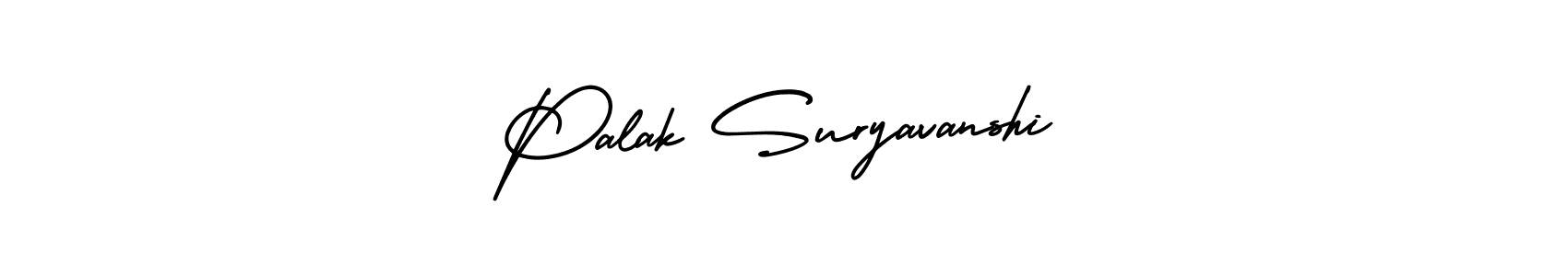 How to make Palak Suryavanshi signature? AmerikaSignatureDemo-Regular is a professional autograph style. Create handwritten signature for Palak Suryavanshi name. Palak Suryavanshi signature style 3 images and pictures png