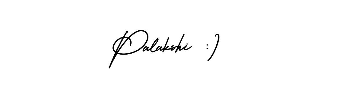 Palakshi :) stylish signature style. Best Handwritten Sign (AmerikaSignatureDemo-Regular) for my name. Handwritten Signature Collection Ideas for my name Palakshi :). Palakshi :) signature style 3 images and pictures png