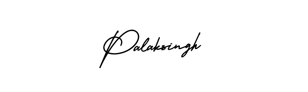 How to make Palaksingh name signature. Use AmerikaSignatureDemo-Regular style for creating short signs online. This is the latest handwritten sign. Palaksingh signature style 3 images and pictures png
