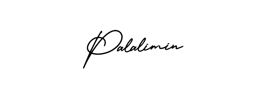 The best way (AmerikaSignatureDemo-Regular) to make a short signature is to pick only two or three words in your name. The name Palalimin include a total of six letters. For converting this name. Palalimin signature style 3 images and pictures png