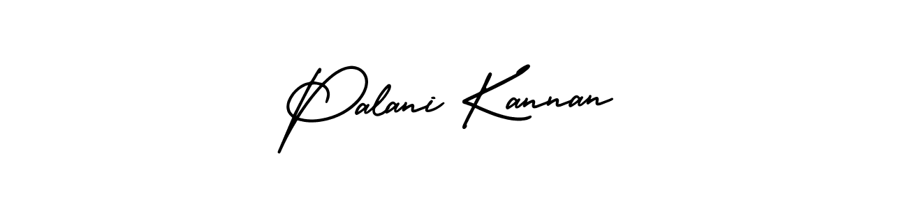You should practise on your own different ways (AmerikaSignatureDemo-Regular) to write your name (Palani Kannan) in signature. don't let someone else do it for you. Palani Kannan signature style 3 images and pictures png