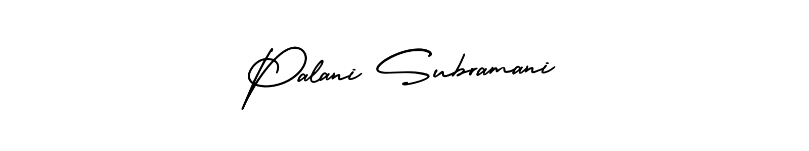 Make a beautiful signature design for name Palani Subramani. Use this online signature maker to create a handwritten signature for free. Palani Subramani signature style 3 images and pictures png