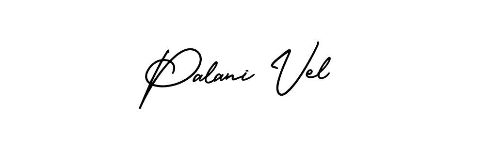 How to make Palani Vel signature? AmerikaSignatureDemo-Regular is a professional autograph style. Create handwritten signature for Palani Vel name. Palani Vel signature style 3 images and pictures png