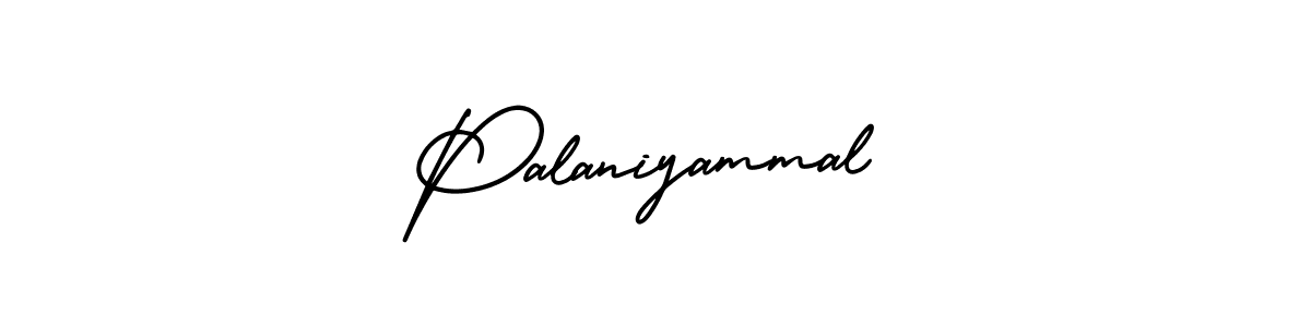 Create a beautiful signature design for name Palaniyammal. With this signature (AmerikaSignatureDemo-Regular) fonts, you can make a handwritten signature for free. Palaniyammal signature style 3 images and pictures png