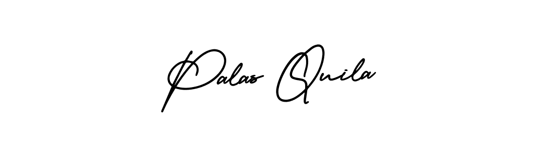 How to make Palas Quila signature? AmerikaSignatureDemo-Regular is a professional autograph style. Create handwritten signature for Palas Quila name. Palas Quila signature style 3 images and pictures png