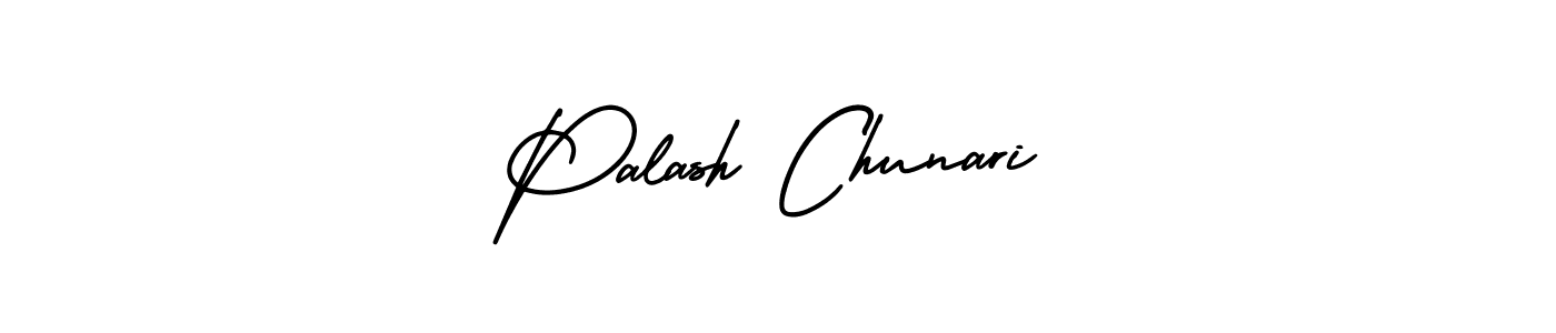 Similarly AmerikaSignatureDemo-Regular is the best handwritten signature design. Signature creator online .You can use it as an online autograph creator for name Palash Chunari. Palash Chunari signature style 3 images and pictures png