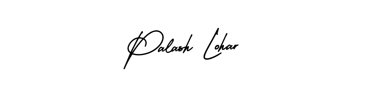 How to Draw Palash Lohar signature style? AmerikaSignatureDemo-Regular is a latest design signature styles for name Palash Lohar. Palash Lohar signature style 3 images and pictures png