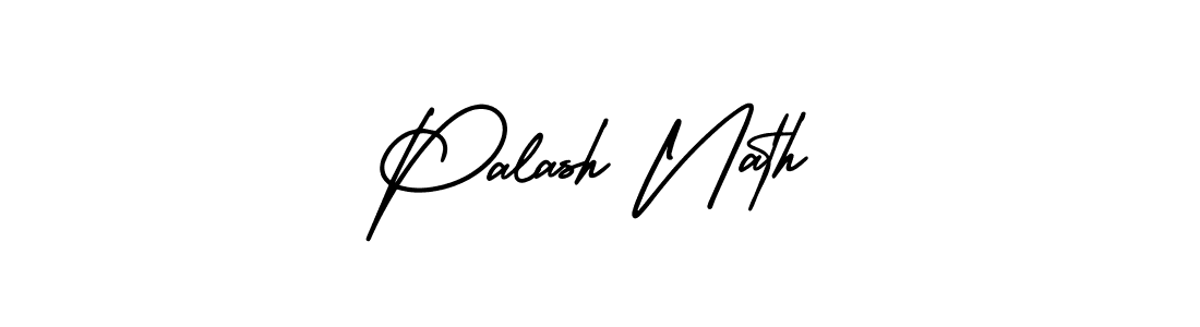 How to make Palash Nath name signature. Use AmerikaSignatureDemo-Regular style for creating short signs online. This is the latest handwritten sign. Palash Nath signature style 3 images and pictures png