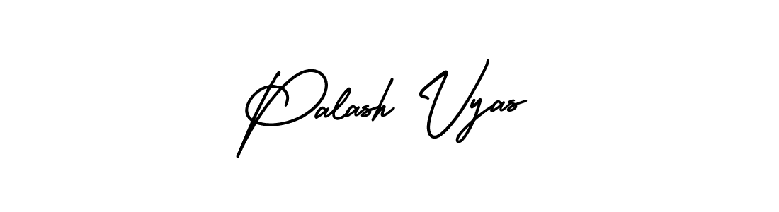 How to make Palash Vyas signature? AmerikaSignatureDemo-Regular is a professional autograph style. Create handwritten signature for Palash Vyas name. Palash Vyas signature style 3 images and pictures png