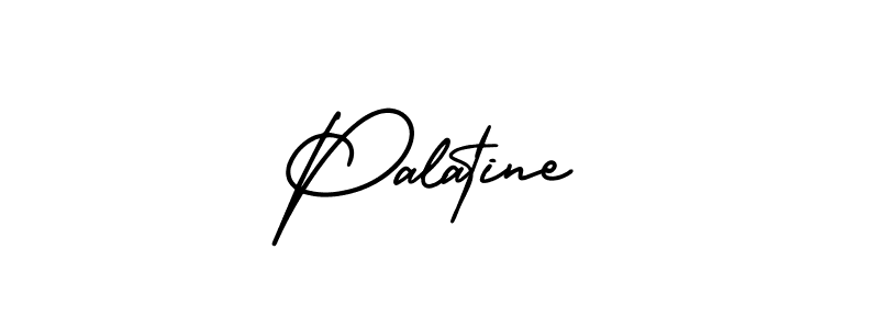 The best way (AmerikaSignatureDemo-Regular) to make a short signature is to pick only two or three words in your name. The name Palatine include a total of six letters. For converting this name. Palatine signature style 3 images and pictures png