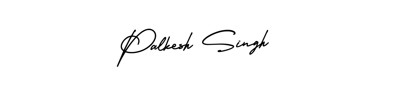 Design your own signature with our free online signature maker. With this signature software, you can create a handwritten (AmerikaSignatureDemo-Regular) signature for name Palkesh Singh. Palkesh Singh signature style 3 images and pictures png