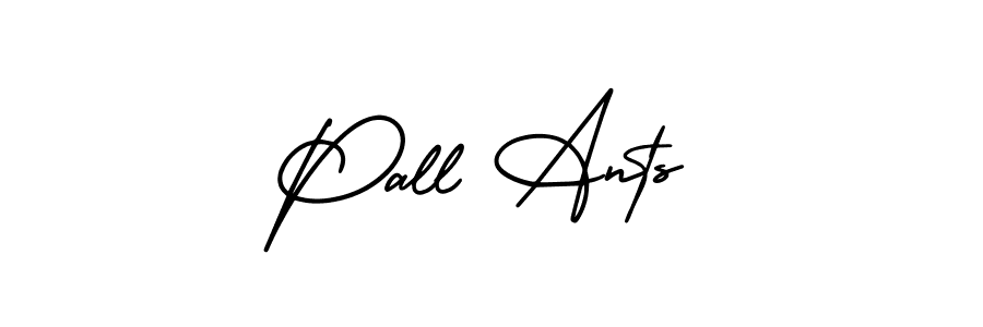 Use a signature maker to create a handwritten signature online. With this signature software, you can design (AmerikaSignatureDemo-Regular) your own signature for name Pall Ants. Pall Ants signature style 3 images and pictures png