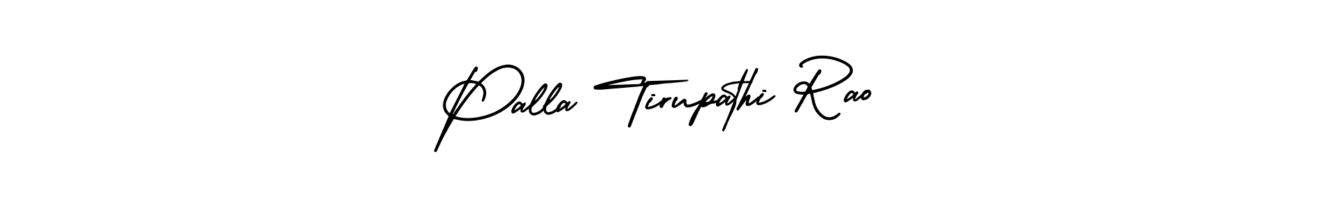 It looks lik you need a new signature style for name Palla Tirupathi Rao. Design unique handwritten (AmerikaSignatureDemo-Regular) signature with our free signature maker in just a few clicks. Palla Tirupathi Rao signature style 3 images and pictures png