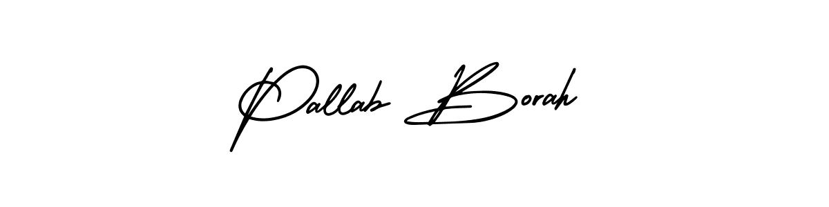 Also we have Pallab Borah name is the best signature style. Create professional handwritten signature collection using AmerikaSignatureDemo-Regular autograph style. Pallab Borah signature style 3 images and pictures png