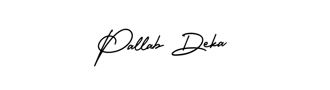 Similarly AmerikaSignatureDemo-Regular is the best handwritten signature design. Signature creator online .You can use it as an online autograph creator for name Pallab Deka. Pallab Deka signature style 3 images and pictures png