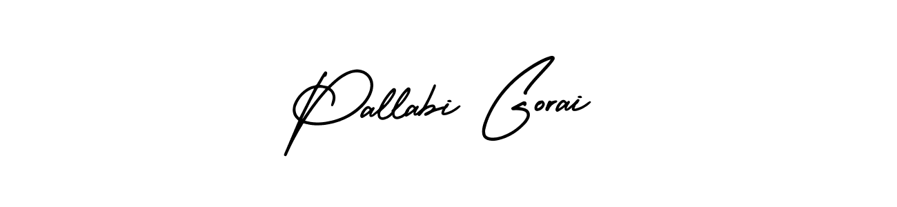 Also we have Pallabi Gorai name is the best signature style. Create professional handwritten signature collection using AmerikaSignatureDemo-Regular autograph style. Pallabi Gorai signature style 3 images and pictures png