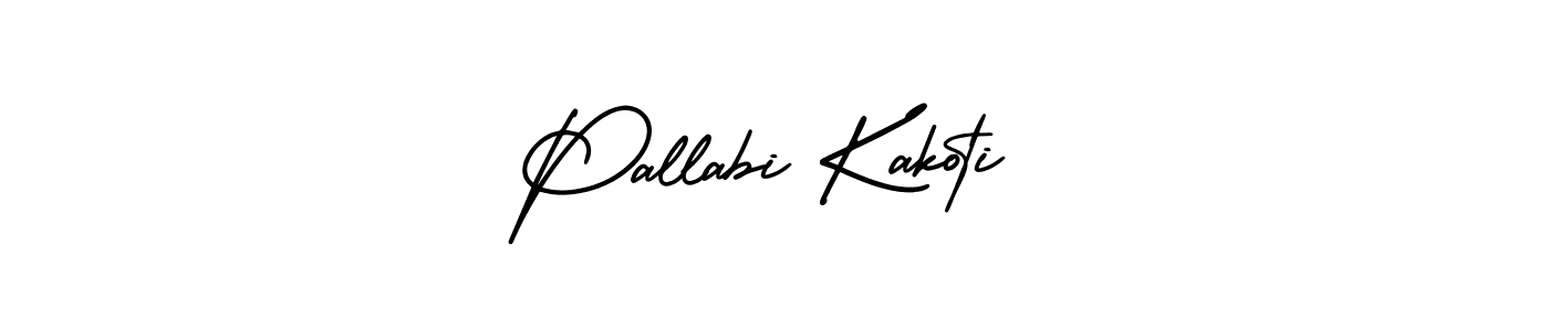 Make a beautiful signature design for name Pallabi Kakoti. With this signature (AmerikaSignatureDemo-Regular) style, you can create a handwritten signature for free. Pallabi Kakoti signature style 3 images and pictures png