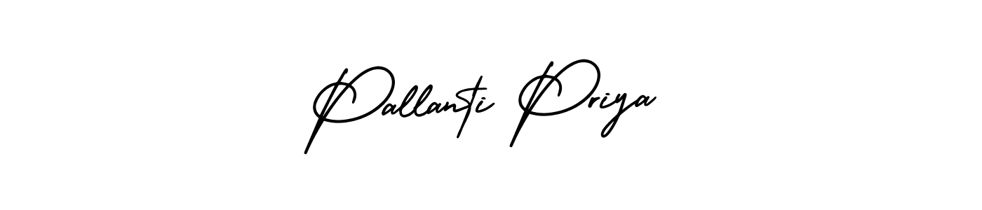 if you are searching for the best signature style for your name Pallanti Priya. so please give up your signature search. here we have designed multiple signature styles  using AmerikaSignatureDemo-Regular. Pallanti Priya signature style 3 images and pictures png