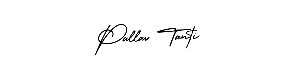 Create a beautiful signature design for name Pallav Tanti. With this signature (AmerikaSignatureDemo-Regular) fonts, you can make a handwritten signature for free. Pallav Tanti signature style 3 images and pictures png