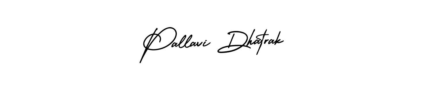 This is the best signature style for the Pallavi Dhatrak name. Also you like these signature font (AmerikaSignatureDemo-Regular). Mix name signature. Pallavi Dhatrak signature style 3 images and pictures png