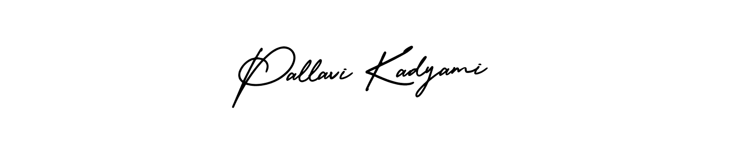 Design your own signature with our free online signature maker. With this signature software, you can create a handwritten (AmerikaSignatureDemo-Regular) signature for name Pallavi Kadyami. Pallavi Kadyami signature style 3 images and pictures png