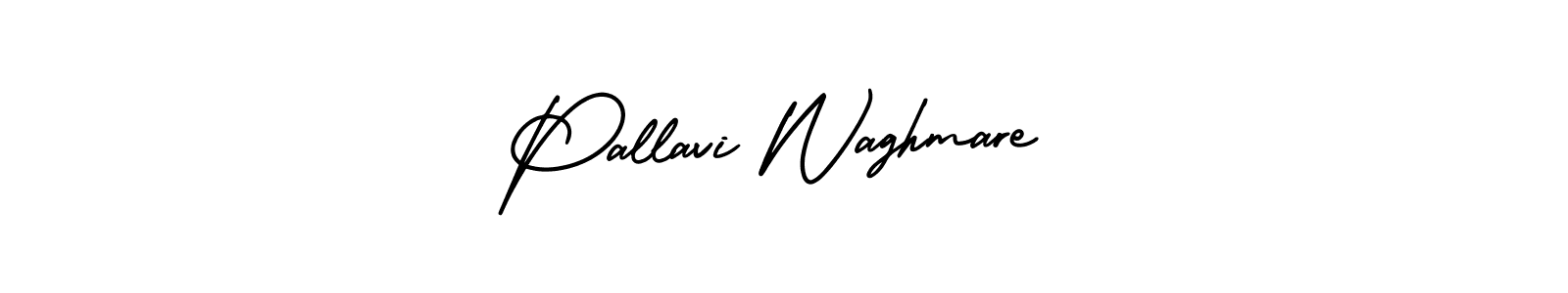 Make a beautiful signature design for name Pallavi Waghmare. With this signature (AmerikaSignatureDemo-Regular) style, you can create a handwritten signature for free. Pallavi Waghmare signature style 3 images and pictures png