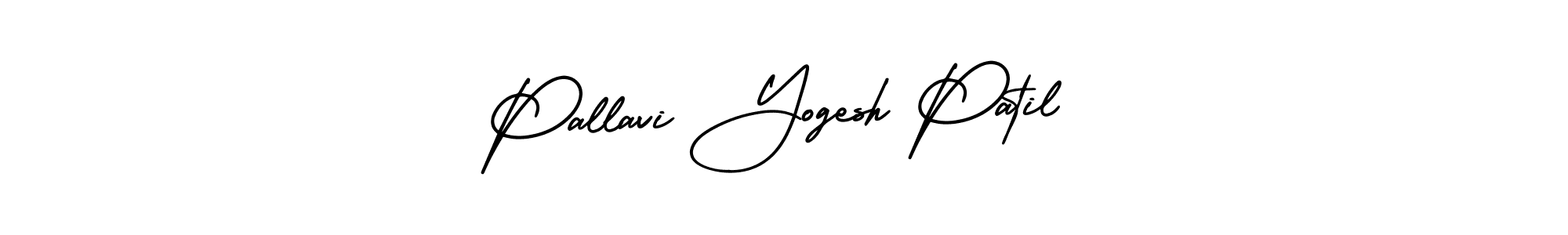 Design your own signature with our free online signature maker. With this signature software, you can create a handwritten (AmerikaSignatureDemo-Regular) signature for name Pallavi Yogesh Patil. Pallavi Yogesh Patil signature style 3 images and pictures png