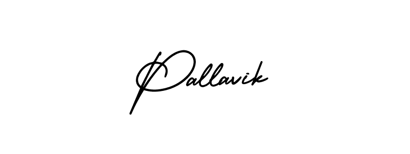 Also we have Pallavik name is the best signature style. Create professional handwritten signature collection using AmerikaSignatureDemo-Regular autograph style. Pallavik signature style 3 images and pictures png