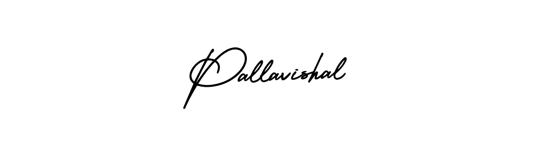 How to make Pallavishal signature? AmerikaSignatureDemo-Regular is a professional autograph style. Create handwritten signature for Pallavishal name. Pallavishal signature style 3 images and pictures png