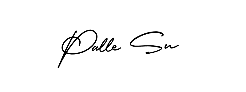 Palle Su stylish signature style. Best Handwritten Sign (AmerikaSignatureDemo-Regular) for my name. Handwritten Signature Collection Ideas for my name Palle Su. Palle Su signature style 3 images and pictures png