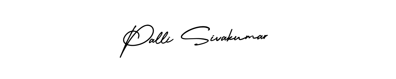 Make a short Palli Sivakumar signature style. Manage your documents anywhere anytime using AmerikaSignatureDemo-Regular. Create and add eSignatures, submit forms, share and send files easily. Palli Sivakumar signature style 3 images and pictures png