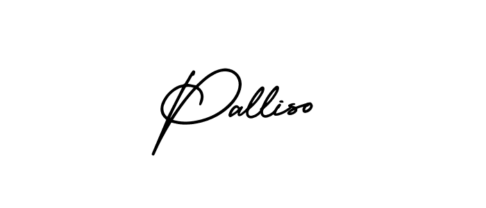 Create a beautiful signature design for name Palliso. With this signature (AmerikaSignatureDemo-Regular) fonts, you can make a handwritten signature for free. Palliso signature style 3 images and pictures png