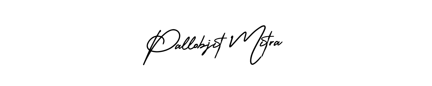 How to make Pallobjit Mitra signature? AmerikaSignatureDemo-Regular is a professional autograph style. Create handwritten signature for Pallobjit Mitra name. Pallobjit Mitra signature style 3 images and pictures png
