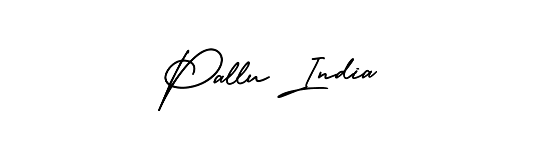 Make a beautiful signature design for name Pallu India. Use this online signature maker to create a handwritten signature for free. Pallu India signature style 3 images and pictures png
