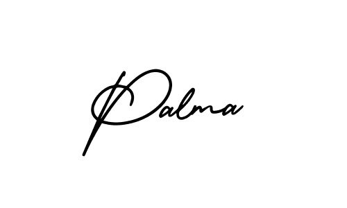 How to make Palma signature? AmerikaSignatureDemo-Regular is a professional autograph style. Create handwritten signature for Palma name. Palma signature style 3 images and pictures png
