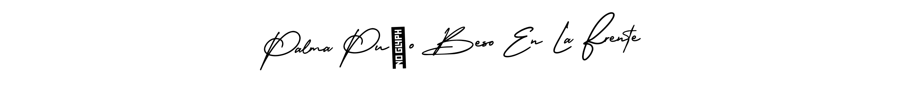 How to make Palma Puño Beso En La Frente name signature. Use AmerikaSignatureDemo-Regular style for creating short signs online. This is the latest handwritten sign. Palma Puño Beso En La Frente signature style 3 images and pictures png