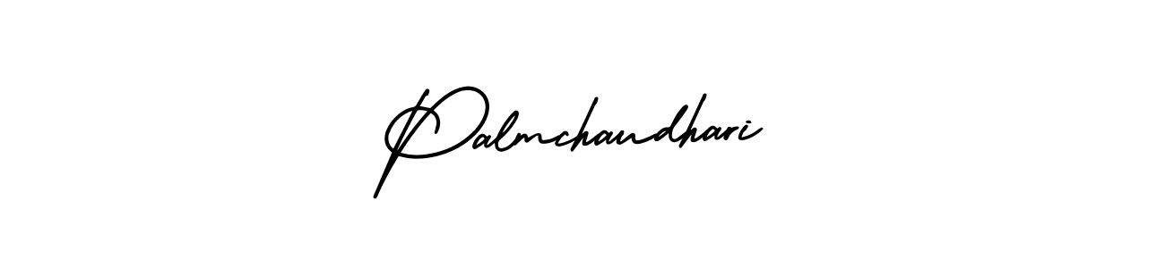 Palmchaudhari stylish signature style. Best Handwritten Sign (AmerikaSignatureDemo-Regular) for my name. Handwritten Signature Collection Ideas for my name Palmchaudhari. Palmchaudhari signature style 3 images and pictures png