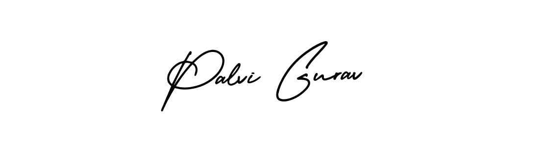 How to Draw Palvi Gurav signature style? AmerikaSignatureDemo-Regular is a latest design signature styles for name Palvi Gurav. Palvi Gurav signature style 3 images and pictures png