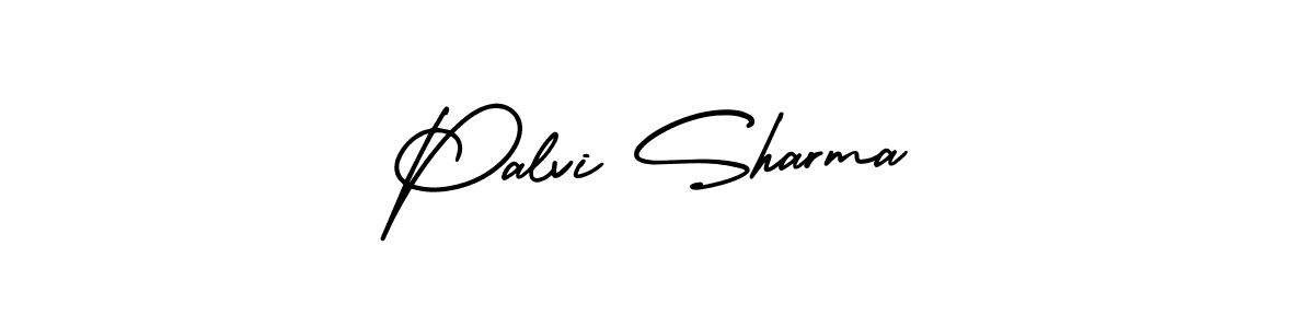 How to Draw Palvi Sharma signature style? AmerikaSignatureDemo-Regular is a latest design signature styles for name Palvi Sharma. Palvi Sharma signature style 3 images and pictures png