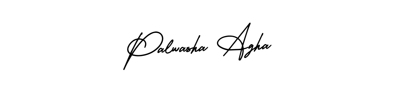 It looks lik you need a new signature style for name Palwasha Agha. Design unique handwritten (AmerikaSignatureDemo-Regular) signature with our free signature maker in just a few clicks. Palwasha Agha signature style 3 images and pictures png