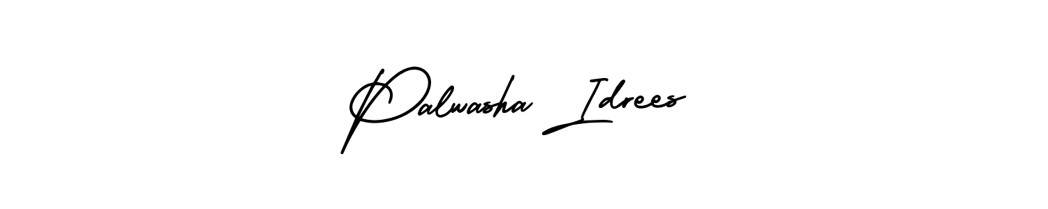 How to make Palwasha Idrees name signature. Use AmerikaSignatureDemo-Regular style for creating short signs online. This is the latest handwritten sign. Palwasha Idrees signature style 3 images and pictures png